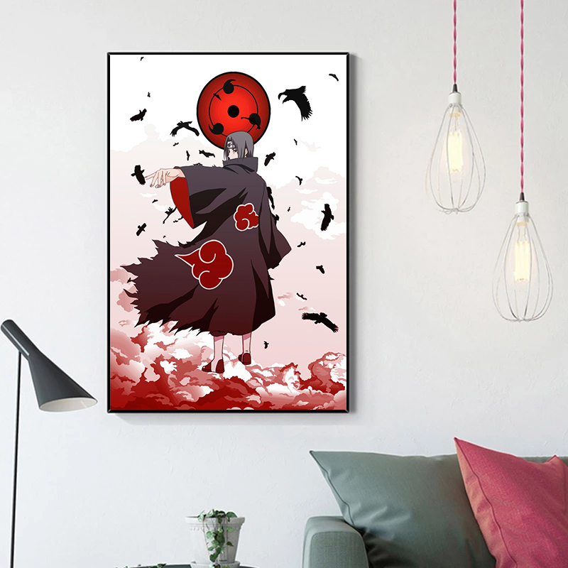Japanese Anime Itachi and Sasuke Aesthetic Poster Canvas Wall Art Painting Decor Pictures Living Room Home Decoration Prints 3